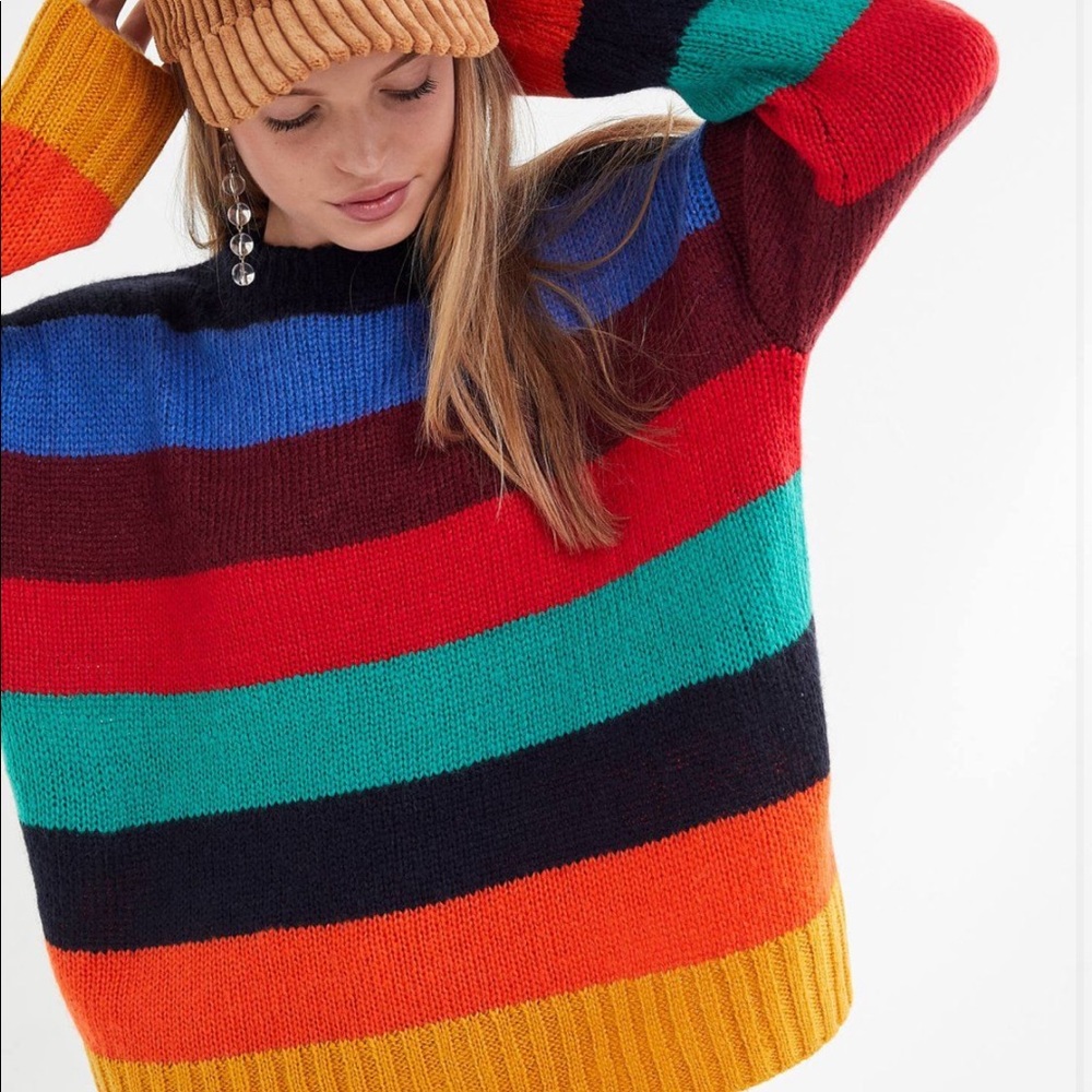 urban outfitters stripped sweater